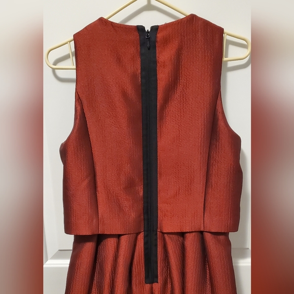 2/$69 BNWT deep red 🖤❤️ dress with black zipper detail  SZ 6 - Picture 8 of 16